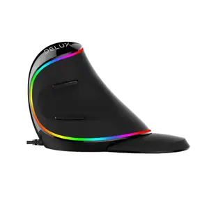 Wired Vertical Mouse Delux M618Plus 4000DPI RGB