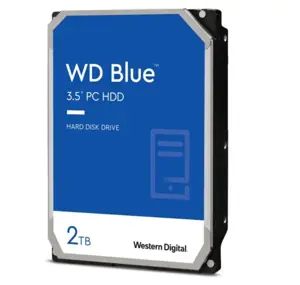 "WD Blue" 2TB SATA 6 Gb/s kietasis diskas vidinis 3,5 colių Serial ATA 256 MB spartinančioji atmintinė 5400 aps./min.
