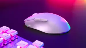 Turtle Beach Pure Air - Ultra-Light Wireless Ergonomic RGB Gaming Mouse, 26K DPI Optical Sensor, 125 hour Battery, Dual Wireless System, TITAN Optical Switches, Bluetooth, RGB Illumination. Semi-translucent White, Right-hand, Optical, RF Wireless + Bluetooth, 26000 DPI, Translucent, White