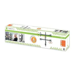 TECHLY 027521 "Techly" Keturvietis stalinis LED/LCD monitoriaus porankis 13-27 VESA 4x 10 kg pilnas judesys