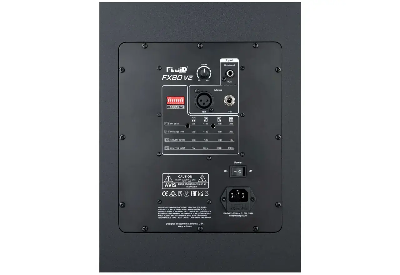 Fluid Audio FX80 V2 - active studio monitor