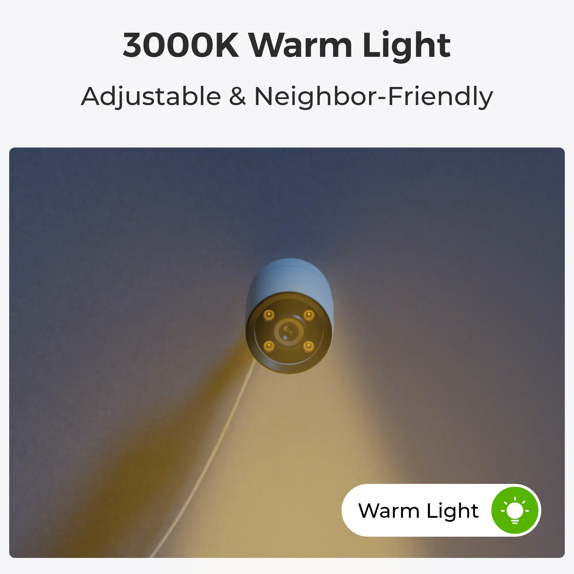 Reolink ColorX Series P320X - 4MP Outdoor Camera, True Color Night Vision, PoE, 3000K Adjustable Warm Light, IP security camera, Outdoor, Wired & Wireless, Google Assistant, 400 lm, 3000 K