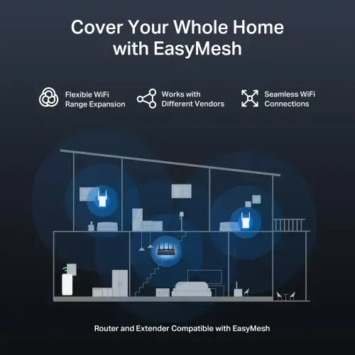 Mercusys BE3600 Dual Band Wi-Fi 7 Maršrutizatorius