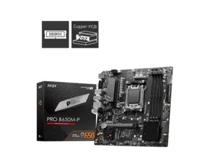 Pagrindinė plokštė MSI AMD B650 SAM5 Micro-ATX Atmintis DDR5 Atminties lizdai 4 2xPCI-Express 1x 1x…