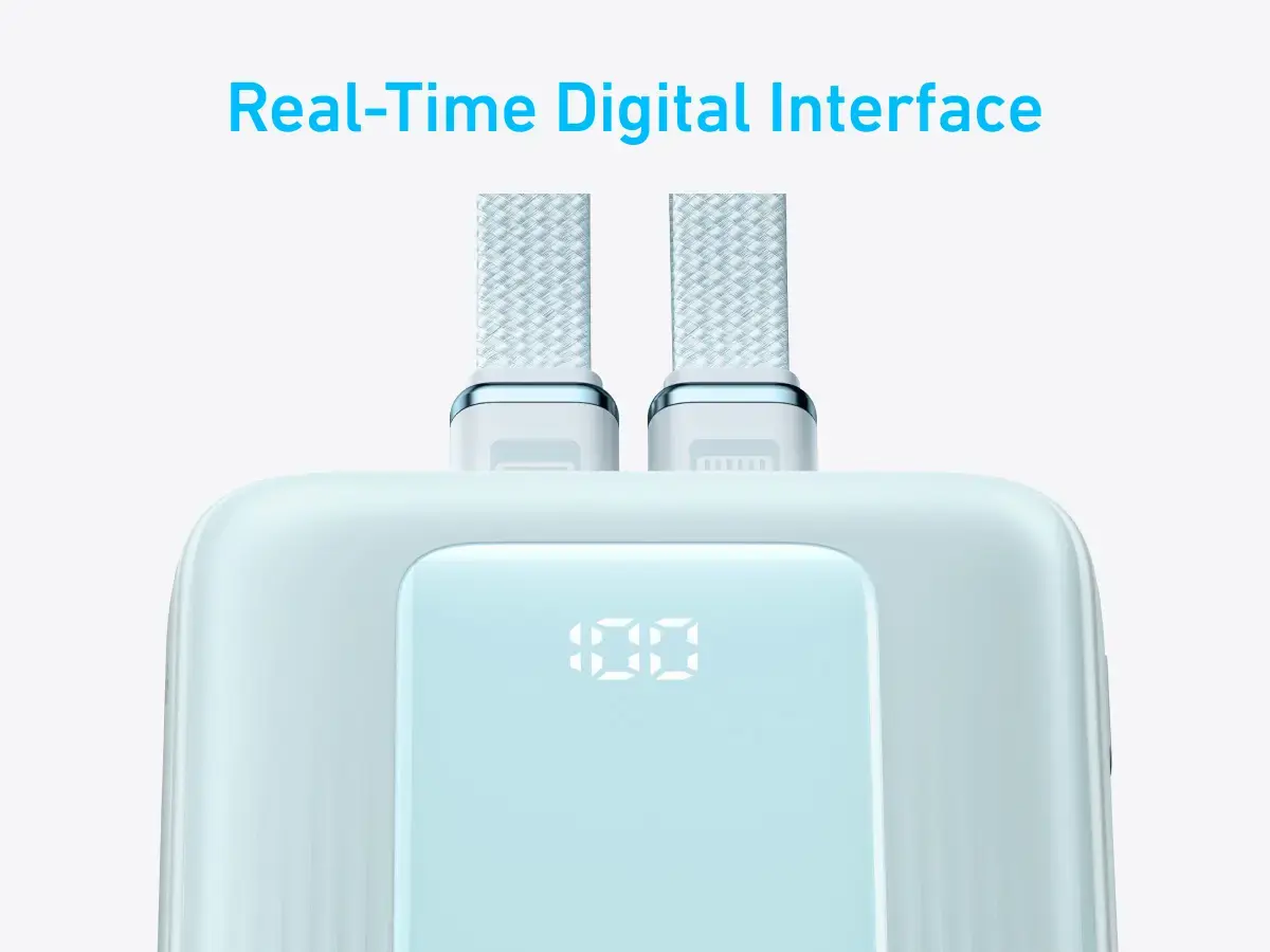 POWER BANK USB 10000MAH 30W/USB-C+LIGHTNING A1680031 ANKER