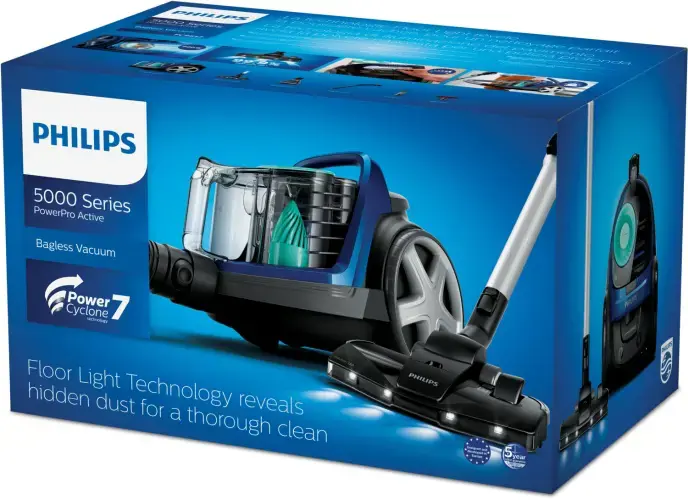 "Philips" 5000 serijos FC9557/09, 900 W, cilindrinis dulkių siurblys, sausas, be maišelio, 1,5 l, antialerginis filtras
