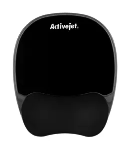 Activejet black gel mouse pad