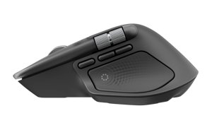 Logitech MX Master 4 Belaidė pelė RF Wireless + Bluetooth, 8000 DPI, Graphite