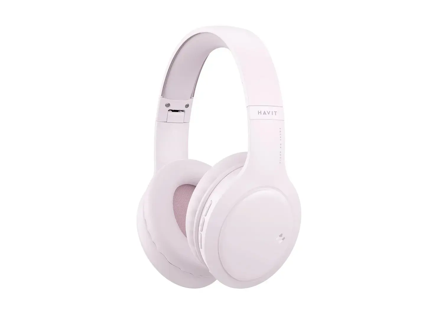 Havit H633BT - wireless on-ear headphones, pink
