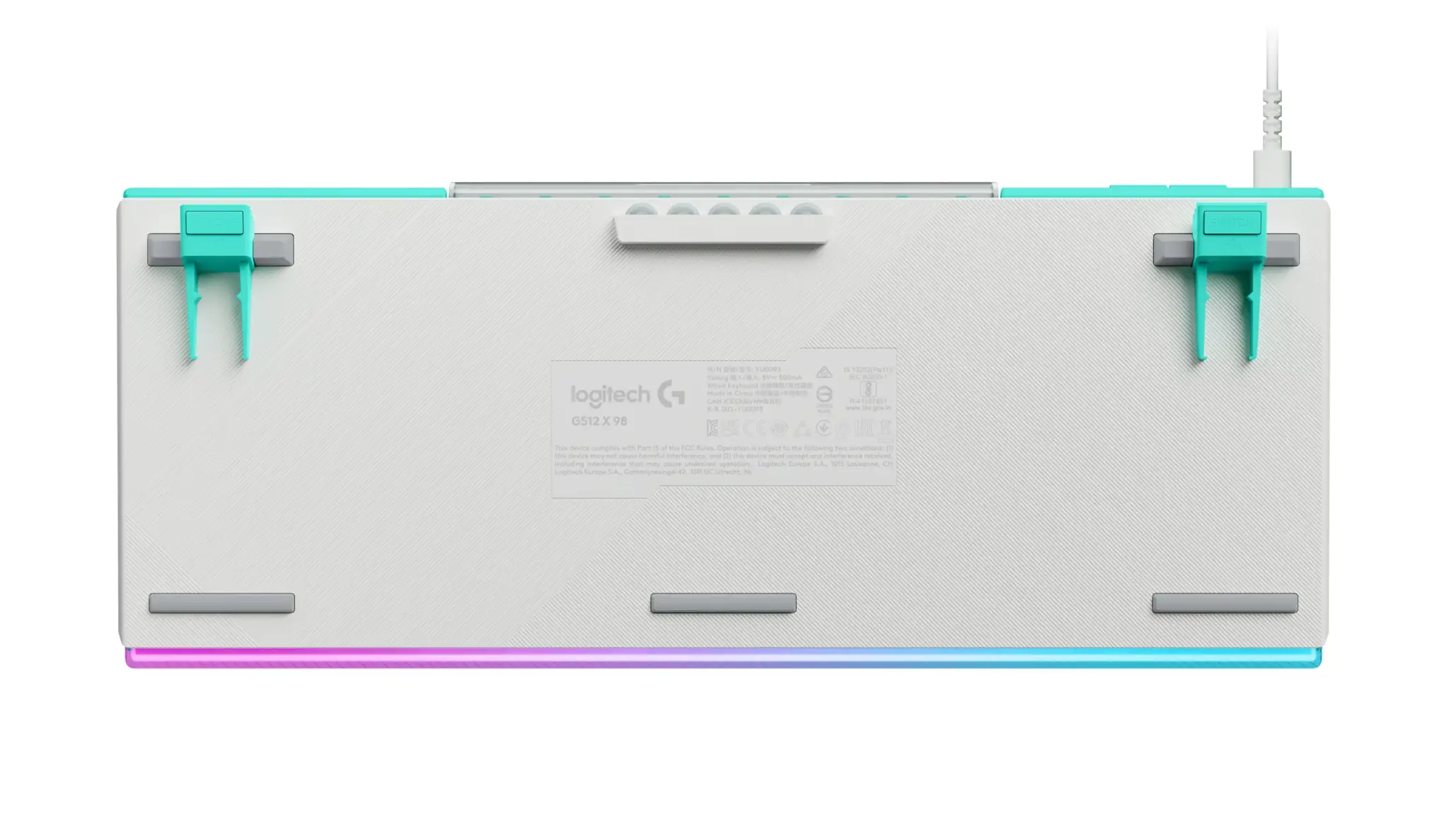 Logitech G512 X 98 - INT'L layout - White Keyboard