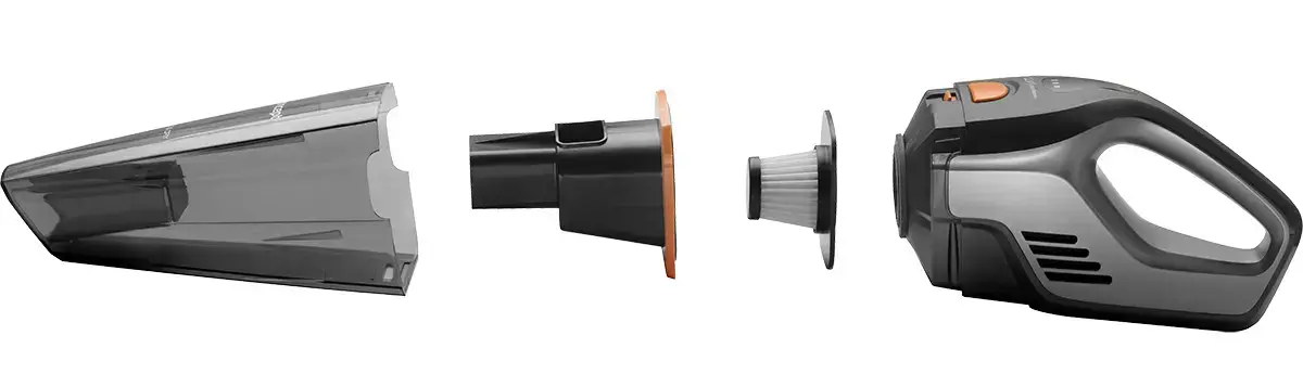 Concept VP4351 handheld vacuum Black Bagless