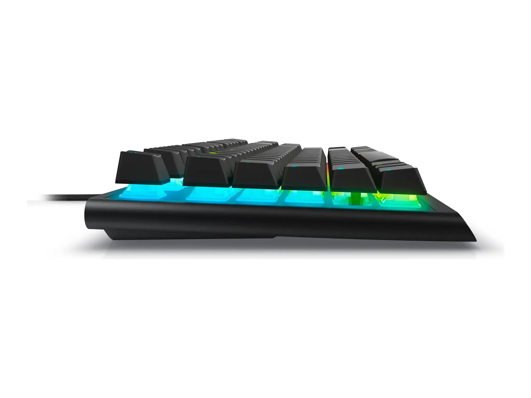 "Alienware AW420K", be raktų (80-87%), USB, mechaninis, RGB LED, juodas