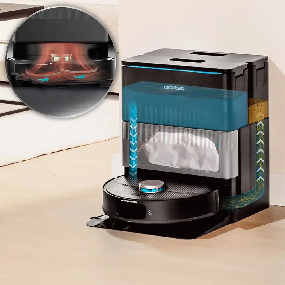Dulkių siurblys-robotas CECOTEC Conga X70, Juoda