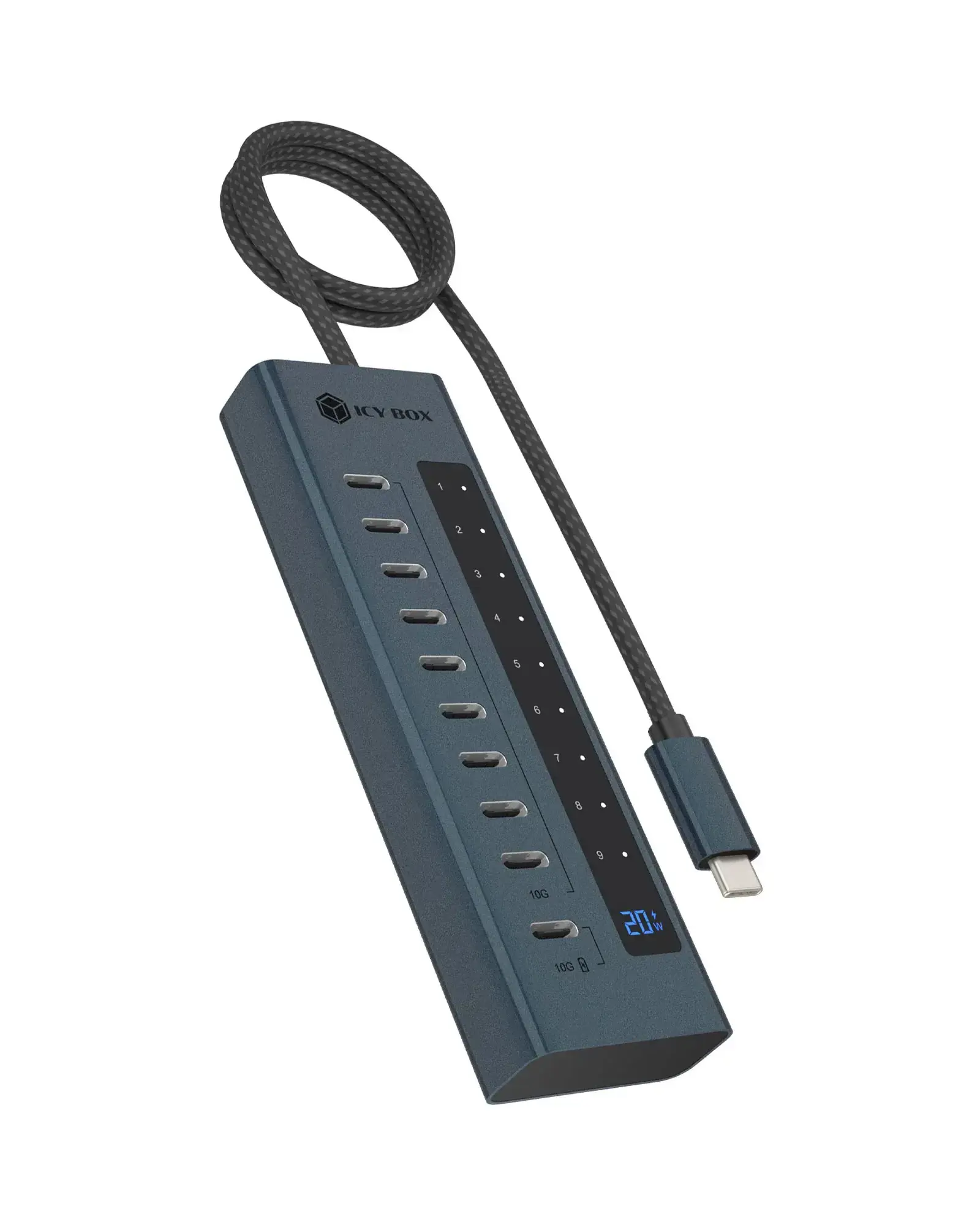 Raidsonic Icy Box 10-port USB Type-C Gen 2 hub | IB-HUB1450-C31