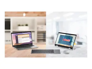 "Dell" kompaktiška kelių įrenginių belaidė klaviatūra - KB740 - rusų kalba (QWERTY)