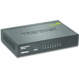 TRENDNET 8 prievadų gigabitinis GREENnet komutatorius su metaliniu korpusu