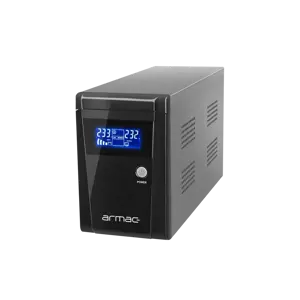 ARMAC O/1500F/LCD "Armac" UPS OFFICE linijinis interaktyvus 1500F LCD 3x SCHUKO 230V OUT, USB