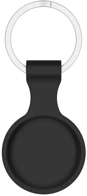 "Tech-Protect" dėklas "Apple AirTag" raktų pakabukas, juodas