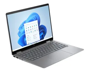 HP ENVY x360 14-fa0016nw AMD Ryzen™ 7 8840HS 2-in-1 Laptop 35.6 cm (14") 2K Touchscreen 16 GB LPDDR5 SDRAM 512 GB SSD Wi-Fi 7 (802.11be) Windows 11 Home AI PC Silver