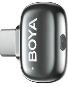 Boya wireless microphone mini 2-02 USB-C, lunar silver