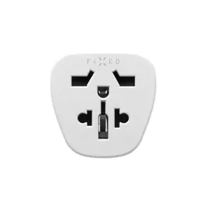 Fiksuotas ES adapteris, baltas, 100-250 V, 2500 W