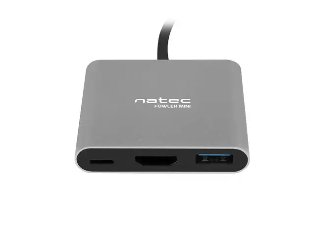 NATEC kelių prievadų Fowler USB-C pd. USB 3.0. HDMI 4K