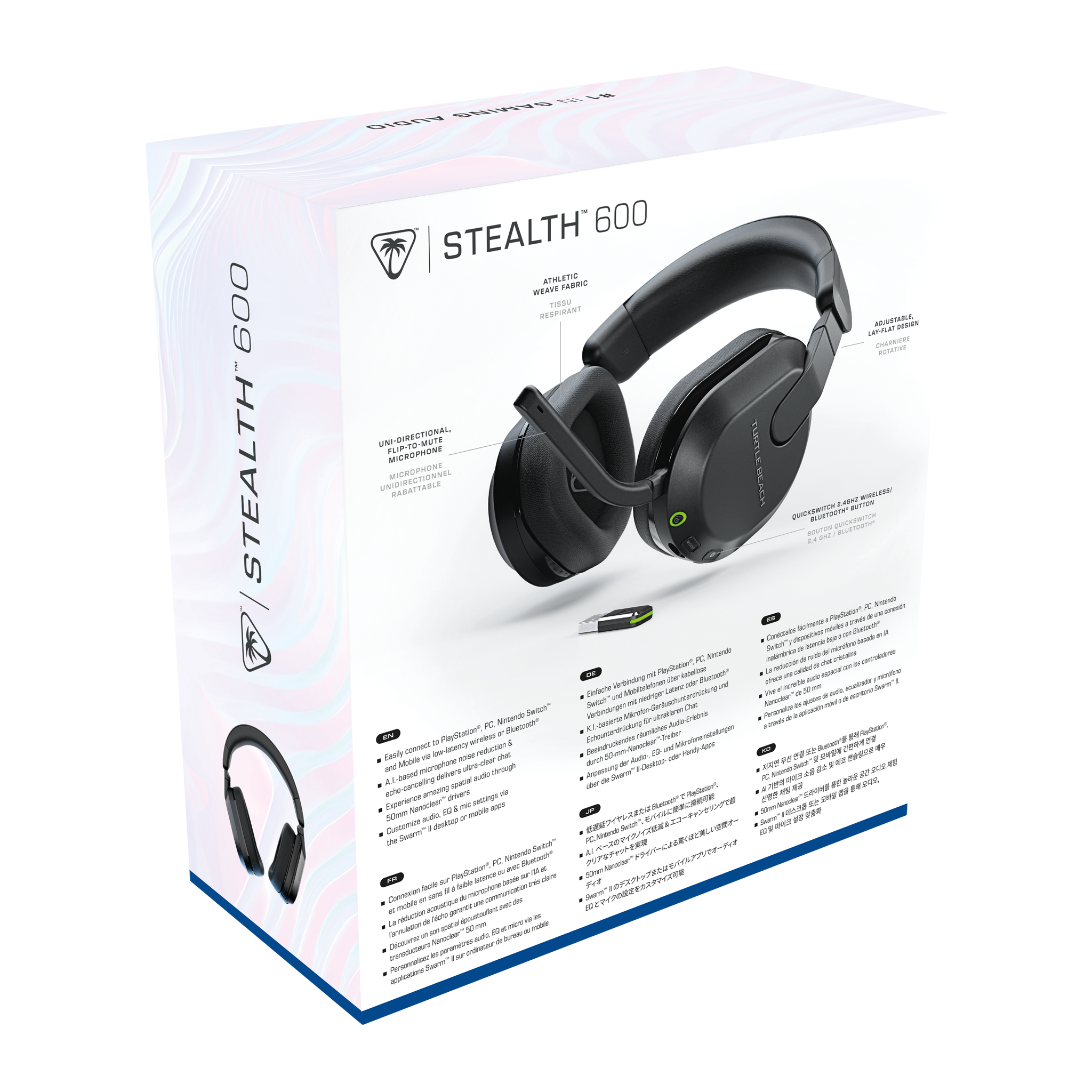 Turtle Beach Stealth 600 Gen 3, Wireless, 20 - 20000 Hz, Gaming, Headset, Black