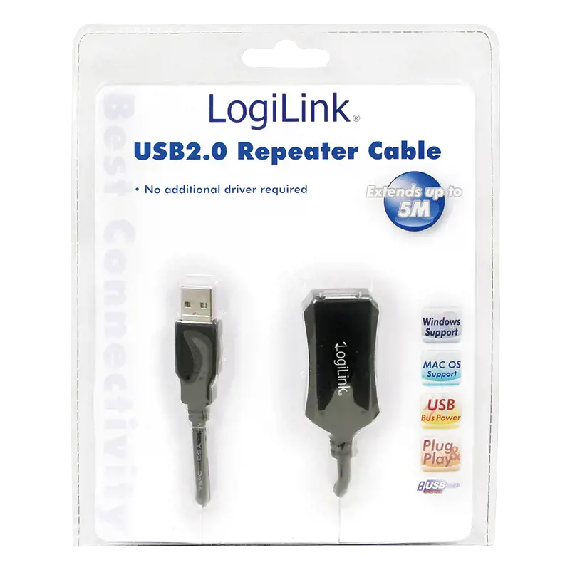 LOGILINK UA0001A LOGILINK - Kabelio kartotuvas USB 2.0 5 m