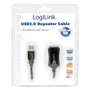 LOGILINK UA0001A LOGILINK - Kabelio kartotuvas USB 2.0 5 m
