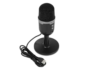 Studio microphone with BLOW LED stand