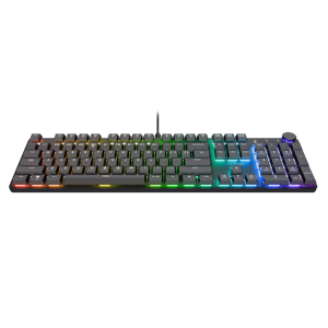 Trust GXT 866 TORIX, Wired, USB, Mechanical, QWERTY, RGB LED, Black