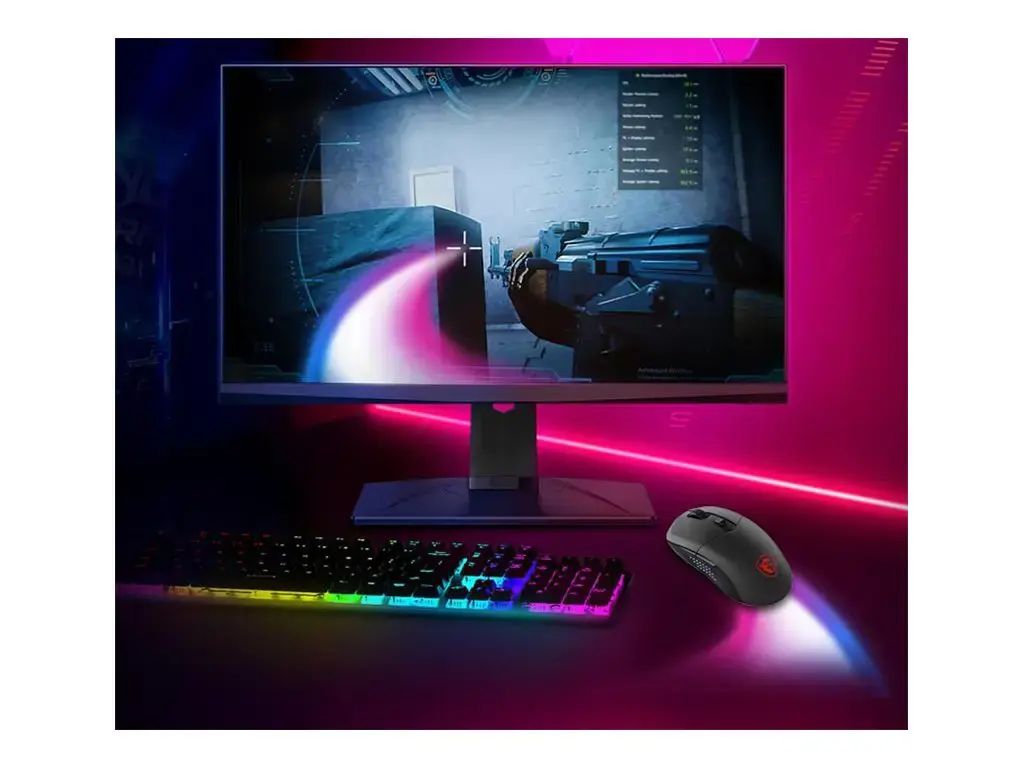 MSI Gaming Mouse | VERSA 300 ELITE WIRELESS | Wireless | 2.4 GHz, Bluetooth 5.3, USB 2.0