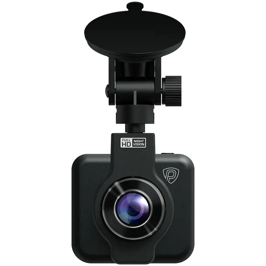 Prestigio RoadRunner 185, 2.0'' IPS (320x240) ekranas, FHD 1920x1080@30fps, HD 1280x720@30fps, Jieli AC5601, 2 MP CMOS GC2053 vaizdo jutiklis, 2 MP kamera, 140° matymo kampas, Micro USB, 180 mAh, naktinis matymas, judesio aptikimas, G jutiklis, ciklinis įrašymas, spalvotas/juodas, plastikinis korpusas