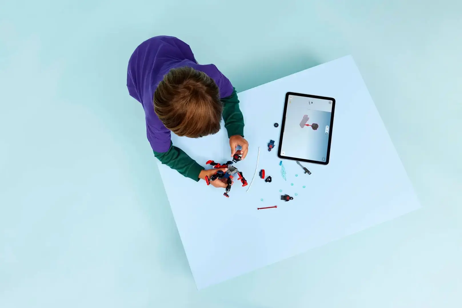 LEGO MARVEL 76337 Miles Morales Mech vs. Spider-Man 2099