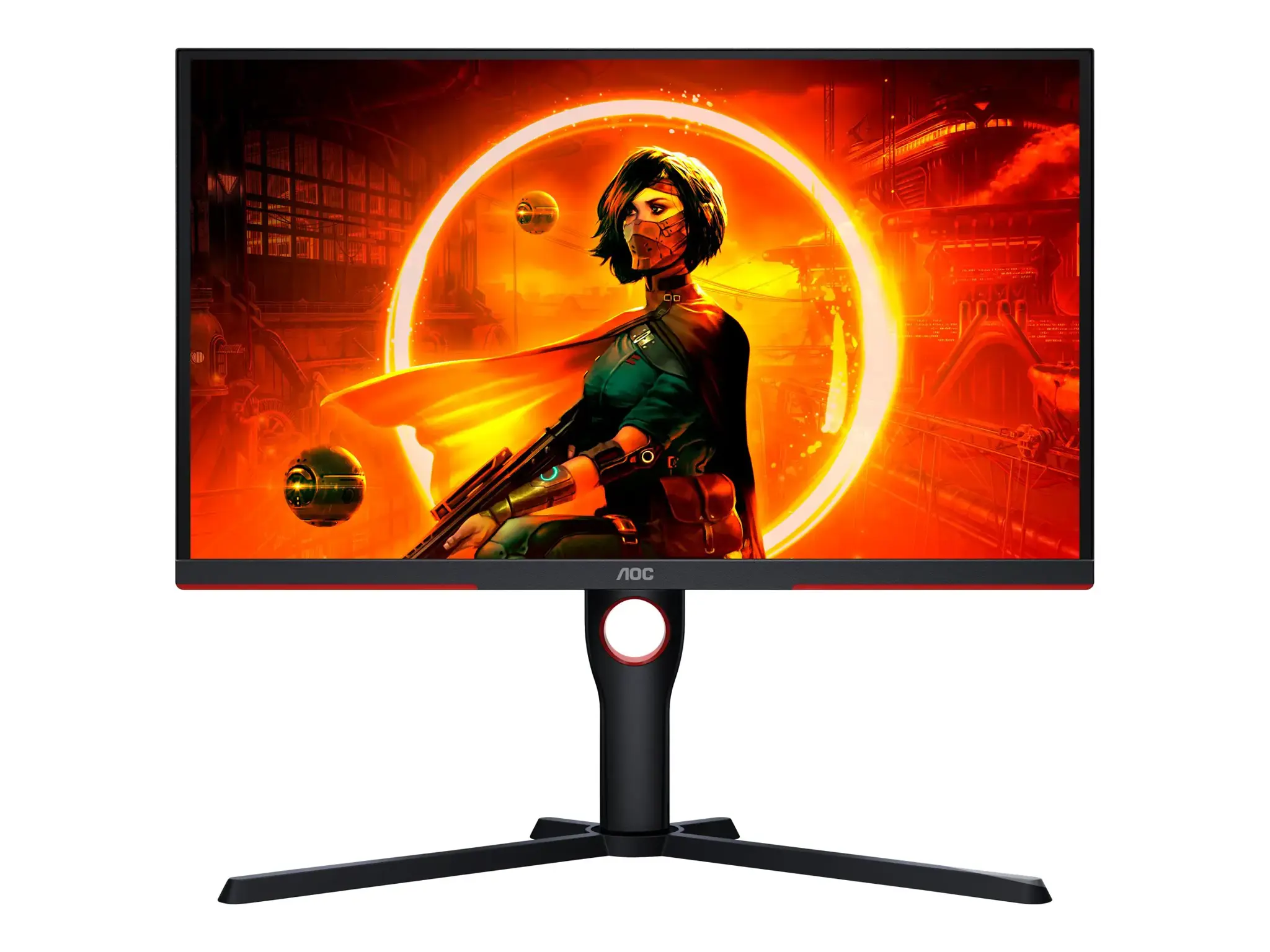 Monitorius AOC 24.5inch 1920x1080 VA Flat HAS DP 2xHDMI Brightness 300cd/m2 AOC Gaming