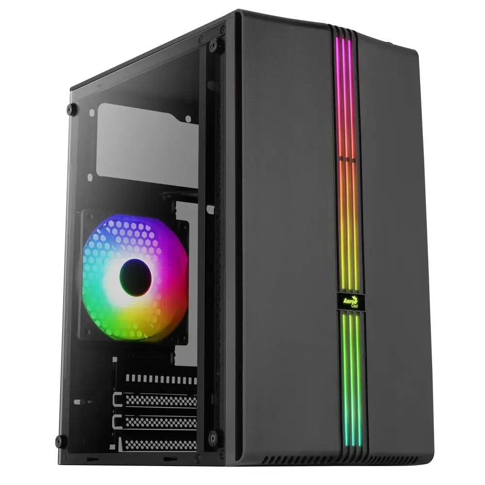 AEROCOOL PGS EVO MINI-G-BK-v1 RGB - korpusas
