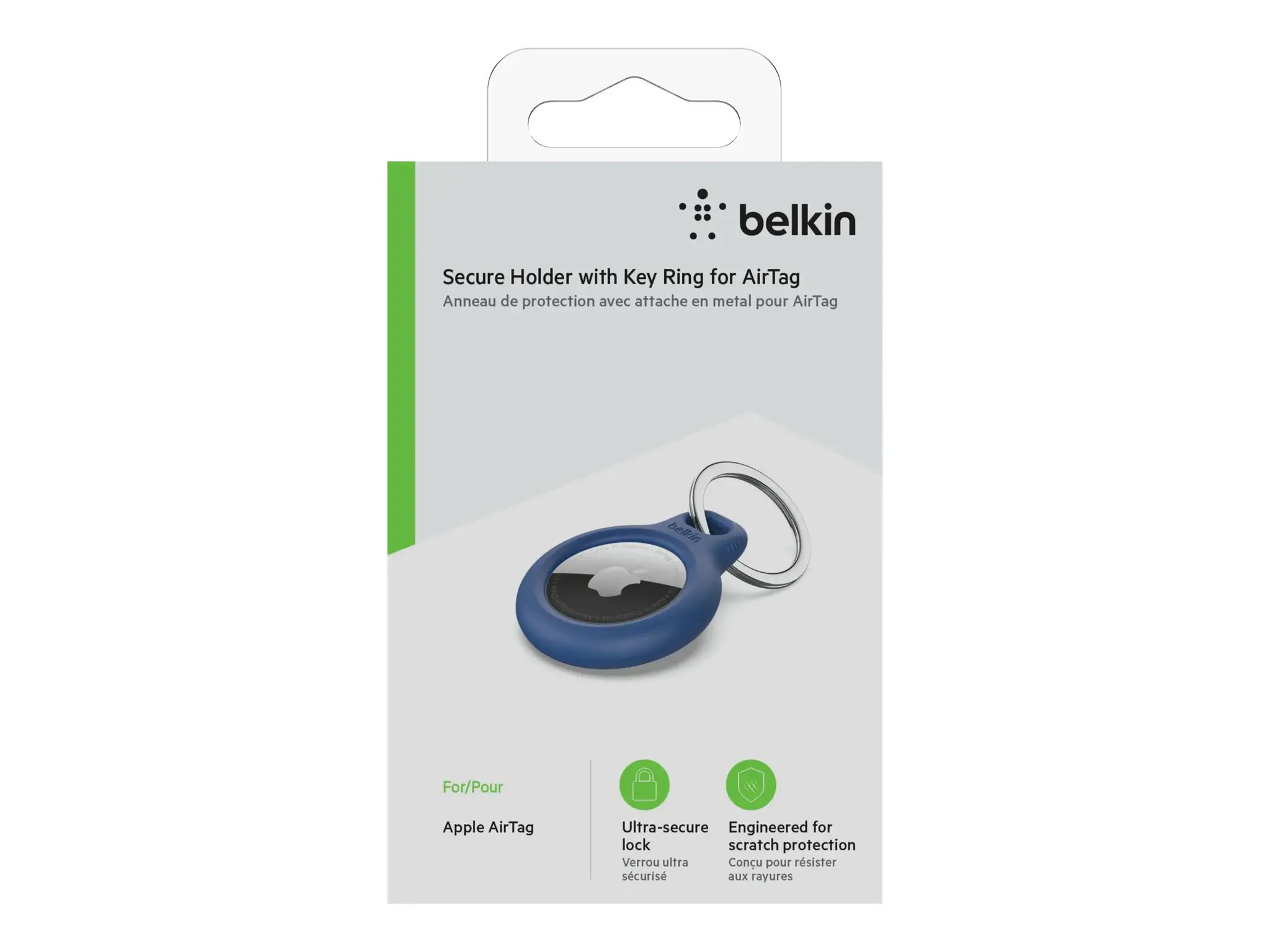 Belkin F8W973btBLU, Raktų ieškiklio dėklas, mėlynas, atsparus įbrėžimams, 1 vnt., AirTag