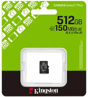 MEMORY MICRO SDXC 512GB UHS-I/SDCS3/512GBSP KINGSTON