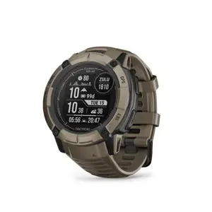 "Garmin Instinct 2X", saulės baterija, taktinis leidimas, kojaoto įdegis
