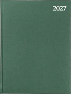 Darbo knyga STANDARD 2027, PVC, A4, žalia (Baltic)