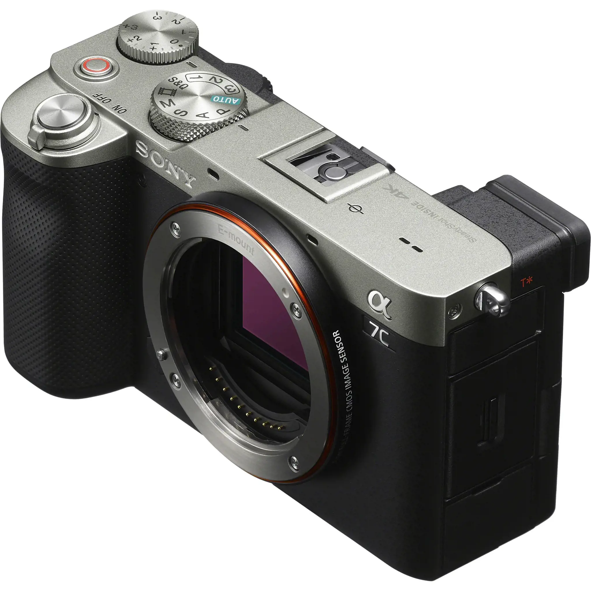 "Sony α 7C", 24,2 MP, 6000 x 4000 taškų, CMOS, 4K Ultra HD, jutiklinis ekranas, juoda, sidabrinė