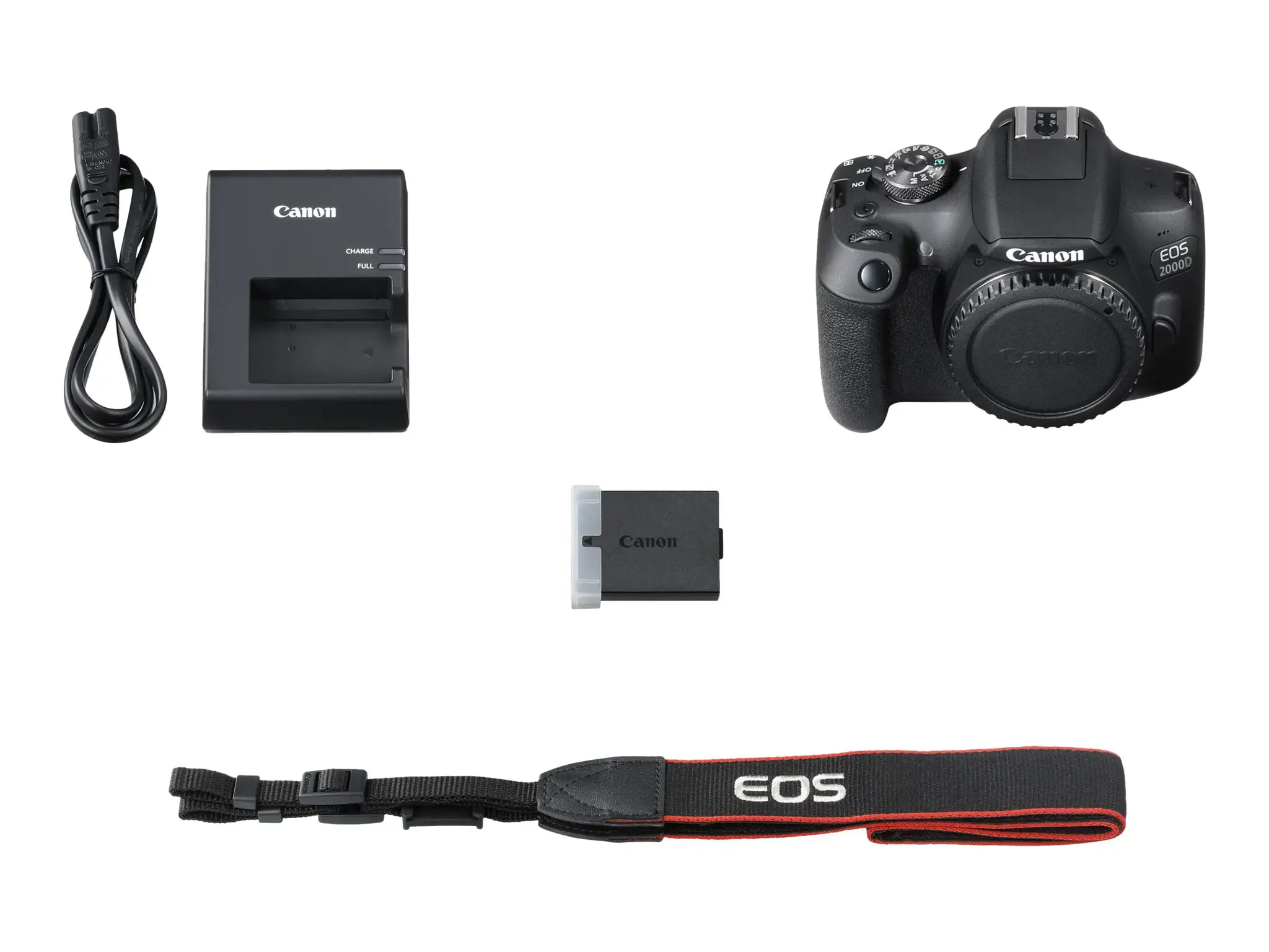 "Canon EOS 2000D BK 18-55 IS II EU26, 24,1 MP, 6000 x 4000 taškų, CMOS, "Full HD", juoda