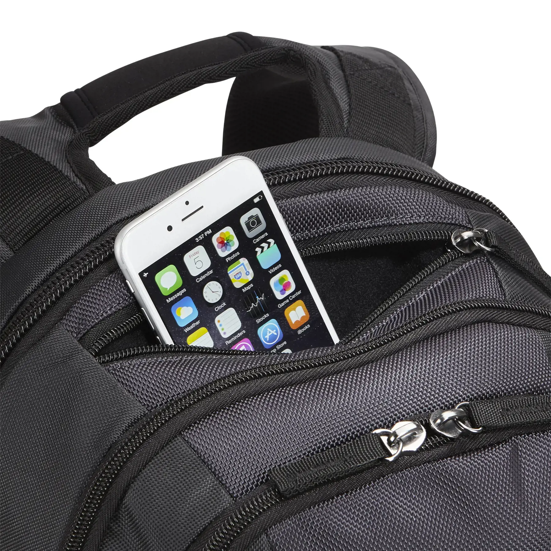 "Case Logic InTransit RBP-414", juoda, 35,8 cm (14,1"), nešiojamojo kompiuterio skyrius, nailonas