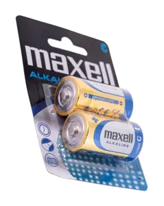 Baterijos Maxell C (LR14), šarminės, 1,5V, 2 vnt / BAT-521