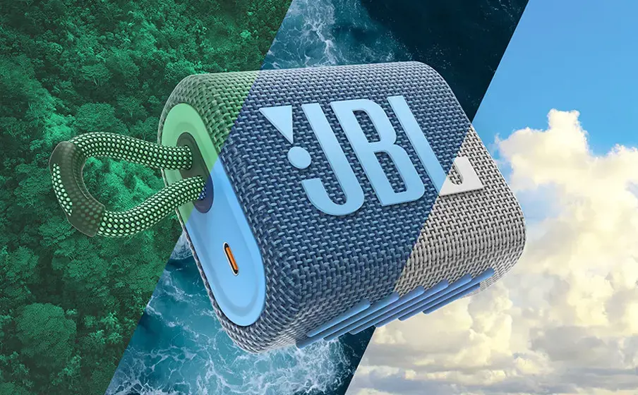 JBL belaidis garsiakalbis "Go 3 Eco", baltas