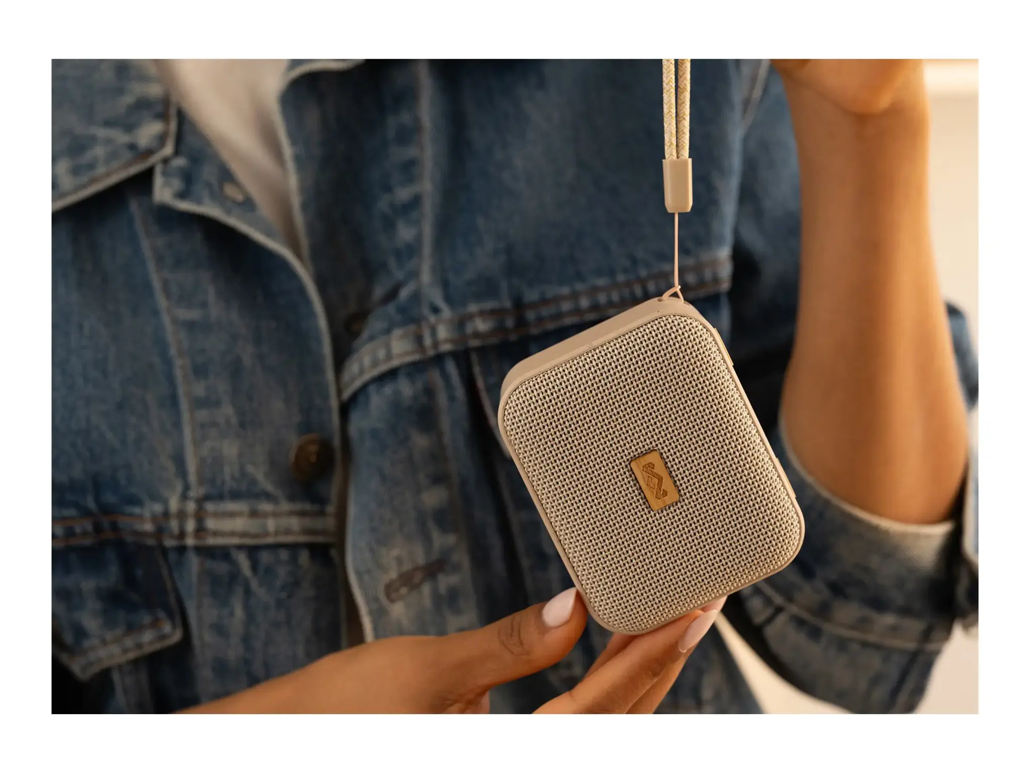 Marley Speaker | Jammin | Waterproof | Bluetooth | Cream | Portable | Wireless connection