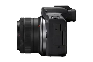 "Canon EOS R50", juoda + RF-S 18-45mm F4.5-6.3 IS STM rinkinys, 24,2 MP, 6000 x 4000 taškų, CMOS, 4K Ultra HD, jutiklinis ekranas, juoda