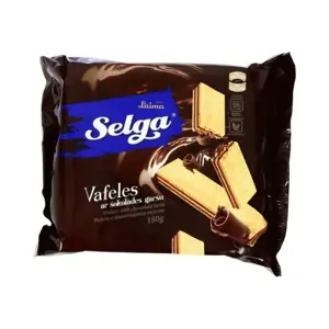 Vafliai SELGA, šokoladiniai, 180 g