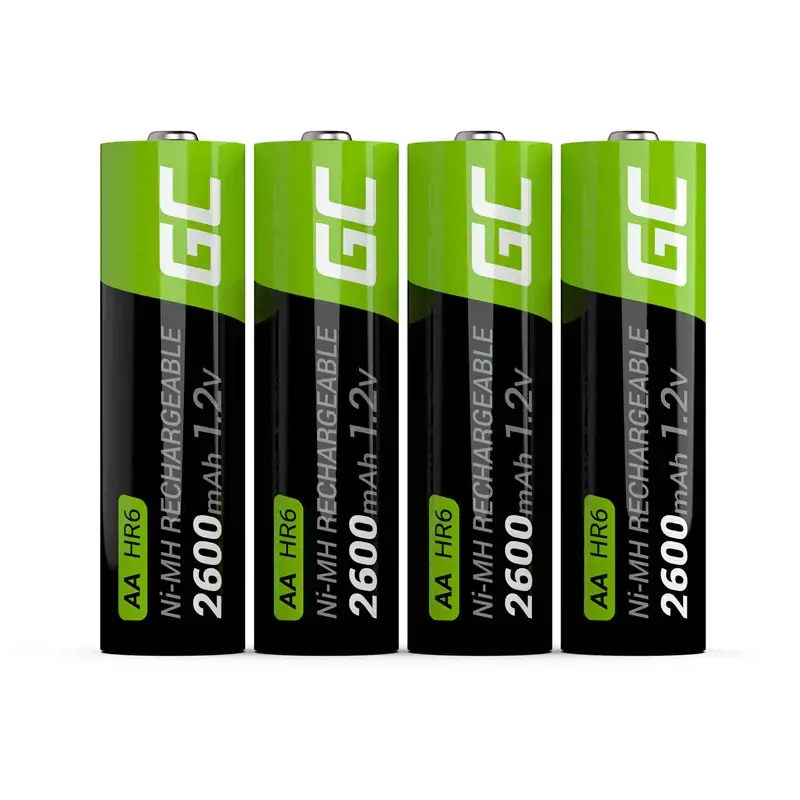 GREENCELL GR01 Žaliasis elementas 4x akumuliatorius AA HR6 2600mAh