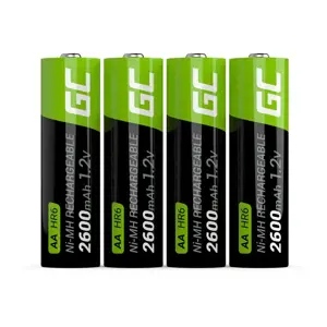 GREENCELL GR01 Žaliasis elementas 4x akumuliatorius AA HR6 2600mAh